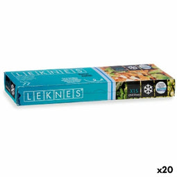 Set van herbruikbare zakjes voor voedingsmiddelen ziplock 25 x 30 cm Blauw Polyethyleen 3 L (20 S...