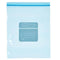 Set van herbruikbare zakjes voor voedingsmiddelen ziplock 25 x 30 cm Blauw Polyethyleen 3 L (20 S...