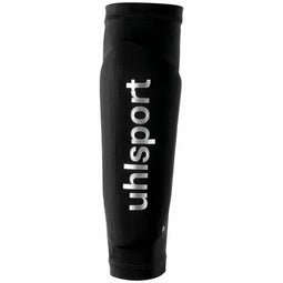 Voetbal Beenbeschermers Uhlsport CarbonFlex Zwart Maat L