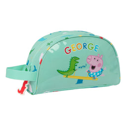 Toilettas voor op School Peppa Pig George Munt 26 x 16 x 9 cm