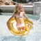 Opblaasartikel voor Zwembad Swim Essentials Swan Glitter