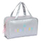 Toilettas voor op School Benetton Silver Gestoffeerd Zilverkleurig 31 x 14 x 19 cm
