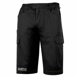 Korte broek Sparco Bermuda Cargo Zwart Maat 2XL