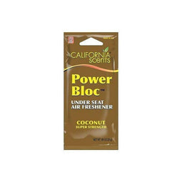 Auto luchtverfrisser California Scents Power Bloc Capistrano Kokosnoot