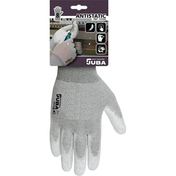 Werkhandschoenen JUBA Antistatisch Grijs Nylon Koolstofvezel Maat 8