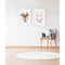 Set van 2 Schilderijen Crochetts Multicolour Hout MDF 33 x 43 x 2 cm Konijnenvlees Herten (2 Onde...