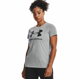 Heren-T-Shirt met Korte Mouwen Under Armour Sportstyle Lichtgrijs Maat M