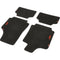 Vloermattenset voor auto FORMULA 1 CM570 Zwart/Rood 4 uds