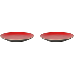 Palmer Plate Lava 27 cm Brown Red Stoneware 2 piece(s)