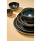 Palmer Dinnerware Set Wisteria Stoneware 6-Person 24-Piece Green