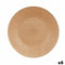 Eetbord Gouden Glas Ø 27 cm (6 Stuks)