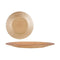 Eetbord Gouden Glas Ø 27 cm (6 Stuks)