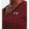 Dames-T-Shirt met Korte Mouwen Under Armour Donkerrood Maat S