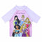Bad t-shirt Disney Princess Roze Licht Roze Maat 18 maanden