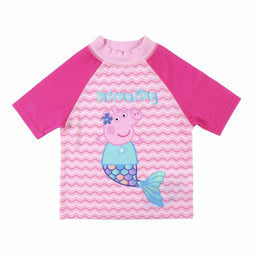Bad t-shirt Peppa Pig Roze Maat 18 maanden