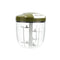Handmatige minihakker met trekkoord Quid Naturalia Groen Metaal 12,5 x 14 cm Handboek