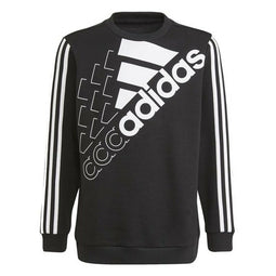 Kindersweater Adidas Essentials Logo K Zwart Maat 13-14 Jaar