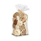 Tas Decoratieve bollen Bruin Wit vlechtwerk (18 x 34 x 14 cm) (12 Stuks)
