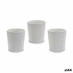 Grondlegger Patroon Wit Keramisch 12,3 x 12 x 12,3 cm (144 Stuks)