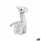 Knuffel om in te kleuren Wit Zwart Stof 17 x 22 x 9 cm Giraf (8 Stuks)