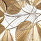 Wanddecoratie 100 x 5,5 x 51 cm Gouden Metaal