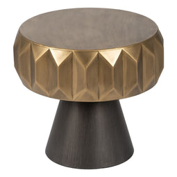 Hoofdtafel Zwart Gouden Ijzer 49 x 49 x 45,5 cm