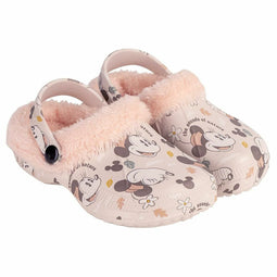 Slippers Voor in Huis Minnie Mouse Roze Schoenmaat 32-33