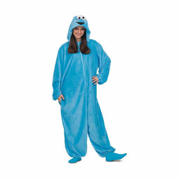 Kostuums voor Volwassenen My Other Me Cookie Monster Sesame Street Maat M/L