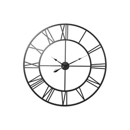 Muurklok Home ESPRIT Zwart Metaal 100 x 3 x 100 cm
