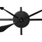 Muurklok Home ESPRIT Zwart Metaal 100 x 3 x 100 cm