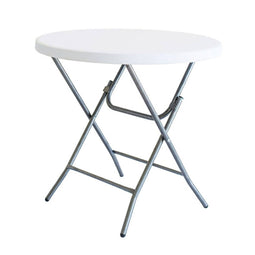 Vouwtafel Wit HDPE 80 x 80 x 74 cm