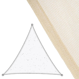 Stof Zonnetent 3,5 x 3,5 m Beige Polyethyleen