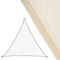 Stof Zonnetent 3,5 x 3,5 m Beige Polyethyleen
