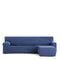 Hoes voor chaise longue met korte armleuning rechts Eysa JAZ Blauw 120 x 120 x 360 cm