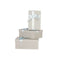 Set decoratieve dozen Lichtgrijs Karton Lasso 3 Onderdelen