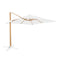 Parasoll Tiber Wit Aluminium Teakhout 300 x 300 x 250 cm
