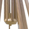 Parasoll Tiber Wit Aluminium Teakhout 300 x 300 x 250 cm