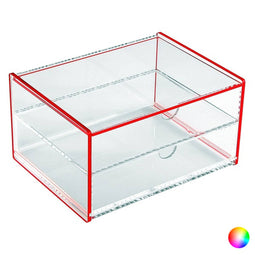 Doos met vakjes Polypropyleen (13 x 9,2 x 17,1 cm) Kleur Groen
