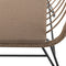 Tuinstoel Ariki 121 x 62 x 76 cm Synthetische rotan Staal Grafiet