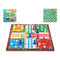 Parchis, schaken en dammen Spelbord Hout Kinderen, didactisch