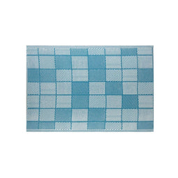Outdoor Carpet Meis Blauw Wit Polypropyleen 140 x 200 cm