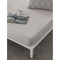 Verstelbaar onderlaken Naturals ELBA Lichtgrijs 180 x 200 cm (Bed van 180)