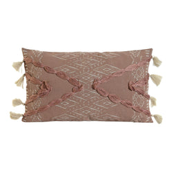 Kussen Home ESPRIT Wit Terra cotta Boho 50 x 5 x 30 cm