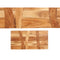 Bijzettafel Trama 120 x 60 x 48 cm Bruin Zwart Acacia