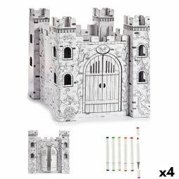 Vaardigheidsspel Kasteel (4 Stuks)