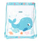 Rugtas met Koordjes Safta Ballenita Wit Licht Blauw (26 x 34 x 1 cm)