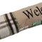 Deurhouder Welcome Uitgerekt Textiel (7 x 15 x 83 cm) Kleur Groen