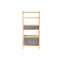 Badkamerschappen DKD Home Decor Natuurlijk Grijs Polyester Bamboe (45 x 32 x 98 cm)
