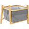 Badkamerschappen DKD Home Decor Natuurlijk Grijs Polyester Bamboe (45 x 32 x 98 cm)