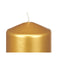 Kaars Gouden 7 x 15,5 x 7 cm (12 Stuks)